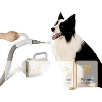 REDMINUT Pet Smart Blower, Фен для великих собак, Фен для шерсті золотистого ретривера, 2000 Вт PRO Versio