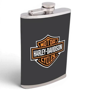 Фляга Harley Davidson D295 8oz 266 мл з нержавіючої сталі