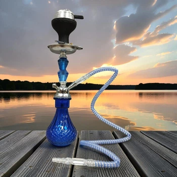 Кальян Hookah Amal Blue 0011-1 Plus высотой 41 см на 1 персону