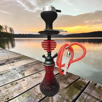 Кальян Hookah Dafna Red 0151-1 Plus высотой 41 см на 1 персону