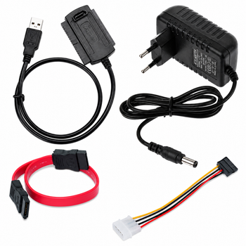 Адаптер USB 2.0 to SATA / IDE для HDD приводів 77338