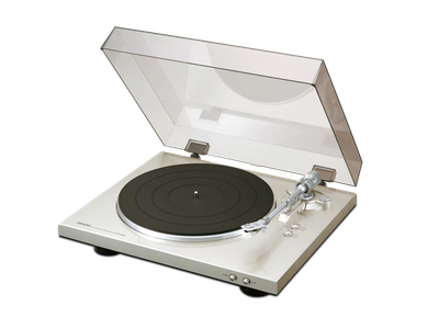 Автоматический виниловый проигрыватель со встроенным фонокоректором Denon DP-300F Silver