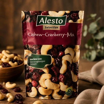 Смесь орехов кешью клюква Alesto Cashew-Cranberry Mix 200g.