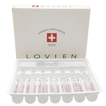 Ампули Lovien Essential проти випадіння волосся Hair Loss Prevention Treatment Ampoules Vitadexil 7 шт × 8 мл