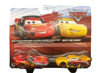 Машинки Тачки 3 - Молния Маквин и Круз Рамирез Disney Pixar Cars Headset Crew Chief Lightning McQueen and Rusteze Cruz Ramirez Mattel