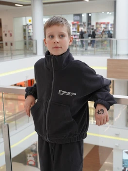 Дитячий велюровий костюм Дасті з принтом (кофта+штани) CVETKOV FAMILY MARK 128 Сірий (cvet2000000276472)