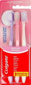 Зубна щітка Colgate Дбайливе чищення 3 шт (8718951690332)