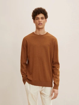 Кофта BASIC CREW NECK SWEATER 1027299-30313 Tom Tailor XXL Коричневий 1027299-30313 XXL