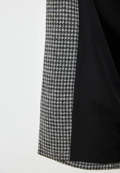 Пальто ONLAGNETE ASTRID CHECK COAT CC OTW 15228610-Black-Checks: PUMICE STONE ONLY M Чорний 15228610-BLACK-CHECKS:PUM S
