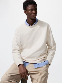 Джемпер мужской UNIQLO 792163094 L Бежевый (1159861956)