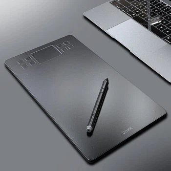 Графический планшет VEIKK T50 (двойное сенсорное управление, высокая чувствительность и плавность работы, 10 дюймов, совместимость с мобильными телефонами)
