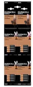 Батарейки Duracell LR3 AAA 20 шт/уп
