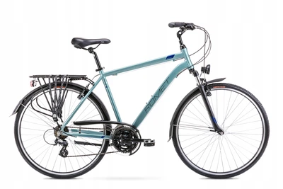 Трекінговий велосипед Romet Wagant 1 28 L (21"), сріблясто-блакитний