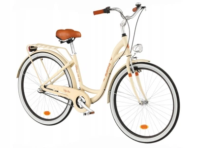 Жіночий міський велосипед INDIANA Moena A3B 28 дюймів Cappuccino