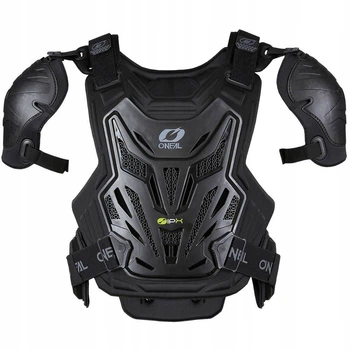 Чорна захисна куртка O'Neal SPLIT Chest PRO для велосипеда MTB DH ENDURO L/XL