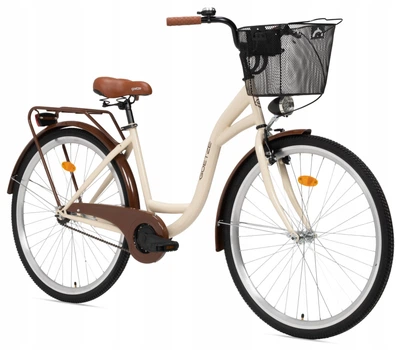 Міський велосипед Goetze eco 28, рама 18 дюймів, колесо 28", бежевий