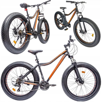 Shimano Fatbike Позашляховий Велосипед Широкі Шини 26 дюймів Амортизація Алюміній