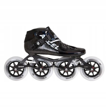 Роликові ковзани Powerslide Accel Black 110 чорного кольору