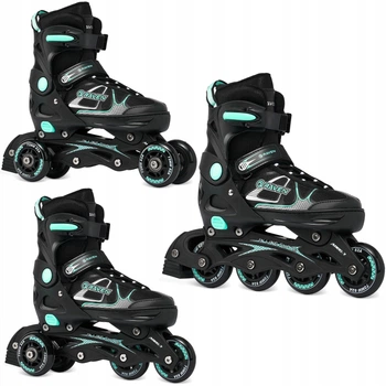 Роликові ковзани 3в1 Raven Spirit Black/Mint