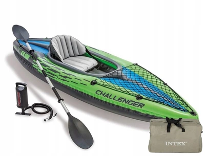 Комплект одномісної байдарки Challenger K1 Intex