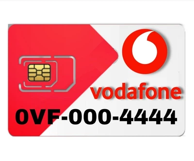 Золотой мобильный номер Vodafone 0VF-000-4444