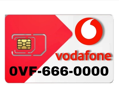 Золотой мобильный номер Vodafone 0VF-666-0000