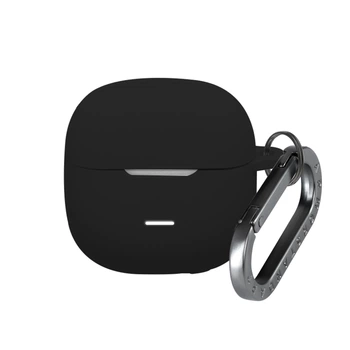 Силиконовый чехол для наушников Xiaomi Redmi Buds 8 Active, Hang Case, черный, ультратонкий защитный кейс толщиной 2 мм, защита от царапин, пыли и ударов, компактный, с карабином для крепления, ArmorStandart (ARM91271)