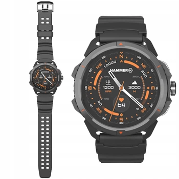 Smartwatch Броньований годинник Hammer Watch 2 Waterproof 5ATM GPS AOD SOS BT