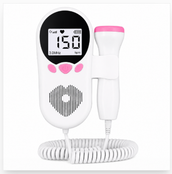 Доплер для вагітних Fetal Doppler | Вимірювач серцевого ритму дитини та прослуховування серцебиття плода