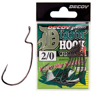 Крючок Decoy Worm21 Digging Hook #5/0 (4 шт/уп)
