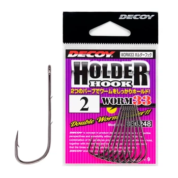 Крючок Decoy Worm33 Holder Hook #1/0 (9 шт/уп)
