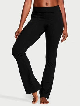 Спортивные леггинсы для фитнеса женские Victoria's Secret 922301489 L Черные (1159862465)