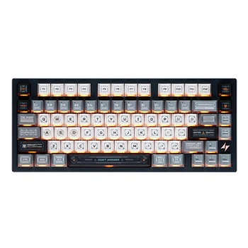 Механічна клавіатура ATK RS7 Turbo, 8K, 256K Scan, 80Key, Semi Aluminum, TTC Magneto Switch, УКР/АНГЛ, Black-Orange/Помаранчева (ATKRS7TBOU)