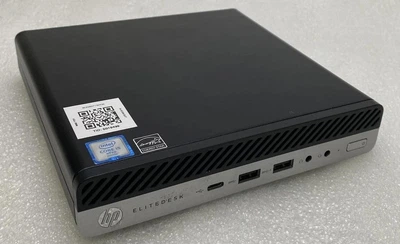 Неттоп HP EliteDesk 800 G3 DM 35W, i5-7500T (4 ядра), 16 GB DDR4, 240GB SSD, DisplayPort, WiFi+BT, Windows 10, Блок живлення. Б/В
