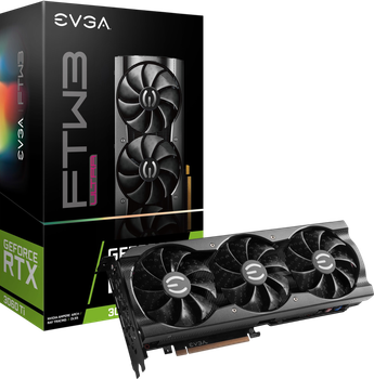 Відеокарта GeForce RTX 3060 Ti 8GB EVGA FTW3 Ultra Gaming (08G-P5-3667-KR) Б/В