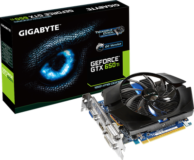 Видеокарта GeForce GTX 650 Ti 1GB Gigabyte (GV-N65TOC-1GI) Б/У