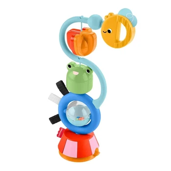Брязкальце на присосці Fisher-Price Жабка й бджілка