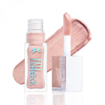 Жидкий хайлайтер для лица Neverti Fit Check Liquid Highlighter для сияющего макияжа 002 Rosy Glow Светло-розовый 7 мл