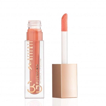 Блиск для губ NEVERTI 3D Plumping Intense Lipgloss 005 Chocoholic 4 мл для об’єму та інтенсивного зволоження губ, ефект пухких губ і дзеркальний блиск