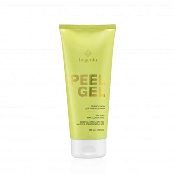 Пілінг-скатка для обличчя Bogenia Peel Gel для очищення та оновлення шкіри без подразнення 200 мл