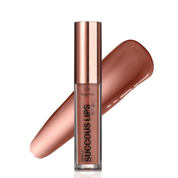 Блиск для обʼєму та догляду губ Bogenia Angelic Succous Lips 3D Effect 017 Perfection 5.2 мл