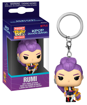Фигурка брелок Funko Pop Кейпоп-охотницы на демонов Руми K-Pop Demon Hunters Rumi 4 см FPKC KPDH R 2257