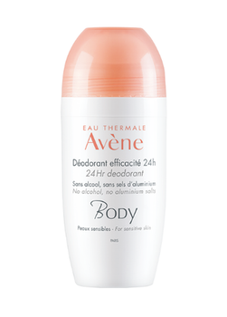 Avene Body 24H Дезодорант ролик для чувствительной кожи без спирта и алюминия 50 мл