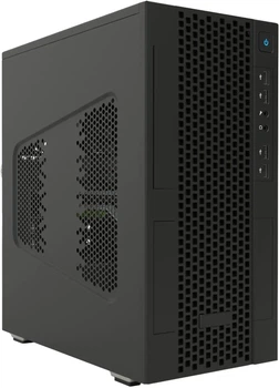 Корпус Itek SMALLCOM-P / без БЖ / Micro-ATX / Mini-Tower / 1x92mm / Black (101633529) - Б/В