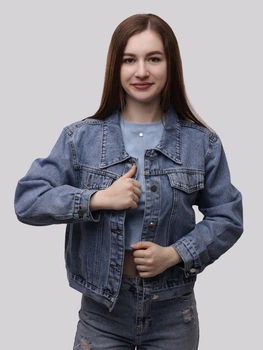 Куртка джинсовая женская M Синий YULIA (704170-M)