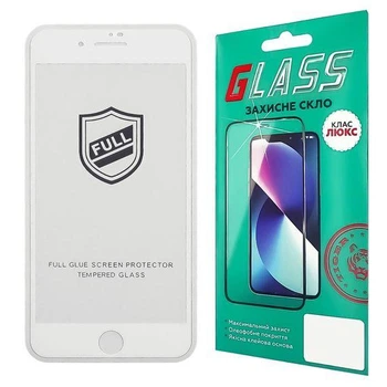 Защитное стекло GXQC Apple iPhone 7 Plus/8 Plus белое 0.25 мм Full Glue 2.5D