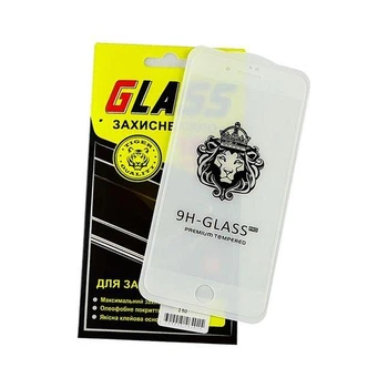 Защитное стекло Apple iPhone 7 Plus/8 Plus Full Glue Lion белое 0.3 мм 2.5D