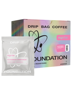 Дріп-кава Foundation Coffee Roasters Колумбія Cinnamon 5 шт/пак.