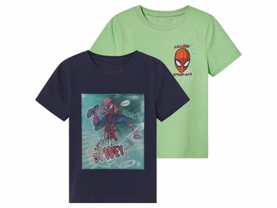 Футболка набор 2шт. хлопковые для мальчика Disney Spider Man 473137 110-116 см (4-6 years) Комбинированный