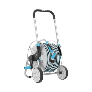 Набор Cellfast EXPLORER TSV 50 набор содержит: тележка для шланга EXPLORER (55-050), шланг MULTIFLEX ATSV™ 1/2" 50 м, пистолетный